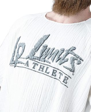 Legal Power Rag LpLimits Crinkle Muslin (White) спортивная мужская футболка для бодибилдбинга. F-1457 фото