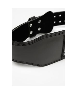 Спортивный мужской пояс 4 Inch Padded Leather Lifting Belt (Black/Gray) Gorilla Wear PLB-1240 фото