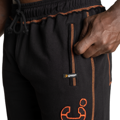 Спортивные мужские штаны Division Sweatpants (Black/Flame) Gasp Sp-505 фото