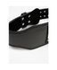 Спортивный мужской пояс 4 Inch Padded Leather Lifting Belt (Black/Gray) Gorilla Wear PLB-1240 фото 4