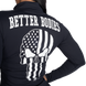 Better Bodies Skull Core Jacket (Black) спортивна жіноча кофта для фітнесу CJ-1367 фото 4
