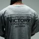 XXXL Explosivefibres "Victory - Est.1983" Cotton rib Rag Top (Cloud Grey) спортивна чоловіча футболка для бодібілдингу. F-1466 фото 6