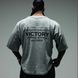 XXXL Explosivefibres "Victory - Est.1983" Cotton rib Rag Top (Cloud Grey) спортивна чоловіча футболка для бодібілдингу. F-1466 фото 2