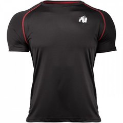 Спортивная мужская футболка Performance T-shirt  (Black/Red) Gorilla Wear F-569 фото