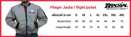 Спортивная мужская куртка  Flight Jacket "Sky" (grey) Brachial  FJ-437 фото