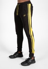 Спортивні унісекс штани  Banks Sweatpants (Black/Yellow) Gorilla Wear Sp-101 фото