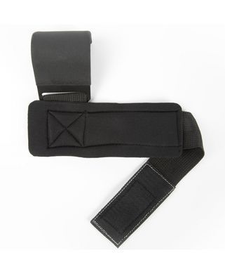 Gorilla Wear Weight Lifting Hooks (Black/White) спортивні унісекс гаки для бодібілдингу. WLH-244 фото