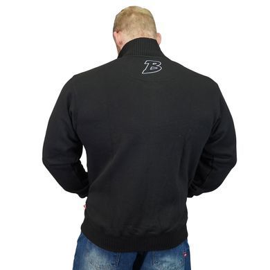 Спортивний чоловічий светр Zip-Sweater "Gain" (black) Brachial ZSw-371 фото