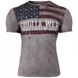 Спортивная мужская футболка USA Flag Tee (Gray) Gorilla Wear F-458 фото 1