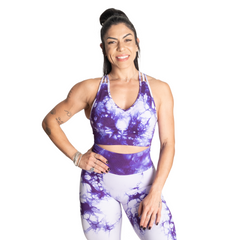 Спортивний жіночий топ Entice Sports Bra (Purple Tie Dye) Better Bodies SjT-1085 фото