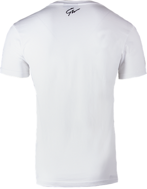 Спортивна чоловіча футболка Chester T-shirt (White/Black) Gorilla Wear    F-95 фото