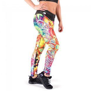 Спортивные женские леггинсы Venice Tights (Multicolor Mix) Gorilla Wear LJ-522 фото