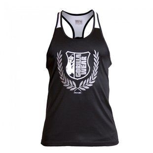Спортивная мужская майка Lexington (Black/White) Gorilla Wear M-675 фото