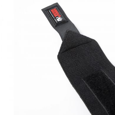 Спортивні чоловічі кистьові бинти Wrist Wraps BASIC (Black/Red) Gorilla Wear KB-118 фото