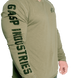 Gasp Throwback LS Tee (Washed Green) мужская футболка для бодибилдинга. F-1528 фото 5