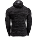 Спортивная мужская кофта Keno Zipped Hoodie (black) Gorilla Wear ZH-537 фото 2