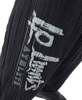 Legal Power Body Pants LpLimits Crinkle Muslin (Black) спортивні чоловічі штани для бодібілдбингу. BP-1458 фото