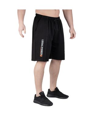 Спортивні чоловічі шорти Double Heavy Shorts (Black) Legal Power DhS-873 фото
