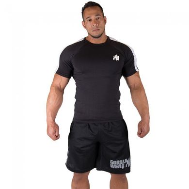 Спортивная мужская футболка Stretch Tee ( Black) Gorilla Wear F-277 фото