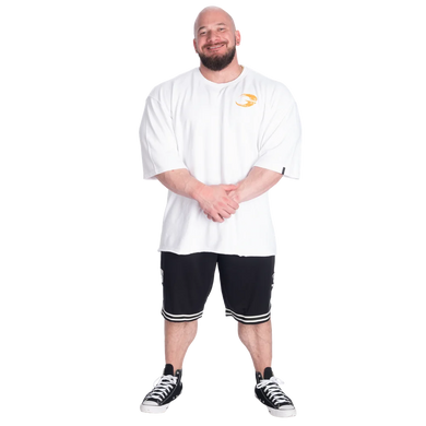 Gasp HW Iron Tee (White) спортивная мужская футболка для бодибилдинга F-1441 фото