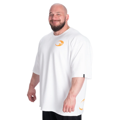 Gasp HW Iron Tee (White) спортивная мужская футболка для бодибилдинга F-1441 фото