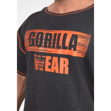 Спортивная мужская футболка Wallace Workout Top (Gray/Orange) Gorilla Wear F-1138 фото