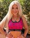 Gorilla Wear Hanna Sports Bra (Black/Pink) женский спортивный топ для фитнеса SB-523 фото 5