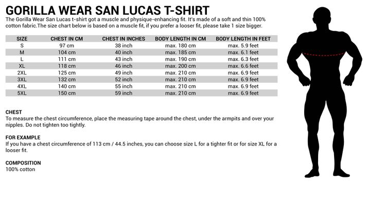 Спортивная мужская футболка San Lucas T-shirt (White) Gorilla Wear F-379 фото