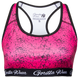 Жіночий спортивний топ Hanna Sports Bra (Black/Pink) Gorilla Wear SB-523 фото 1