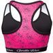 Gorilla Wear Hanna Sports Bra (Black/Pink) женский спортивный топ для фитнеса SB-523 фото 3