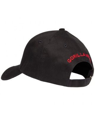 Спортивна унісекс кепка Julian Cap (Black/Red) Gorilla Wear Cap-933 фото