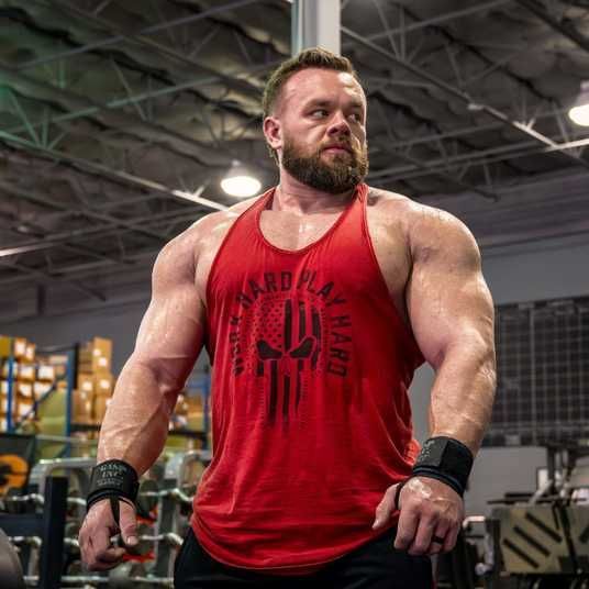 GASP Skull T-Back Acid Tank — купить винтажную майку-борцовку
