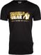 Спортивная мужская футболка Classic T-shirt (Black/Gold) Gorilla Wear F-115 фото 1