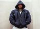 Gasp Pro Gym Hood (Washed Navy) спортивна  чоловіча худі  для бодібілдингу. PGH-1508 фото 8
