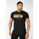 Спортивная мужская футболка Classic T-shirt (Black/Gold) Gorilla Wear F-115 фото 4