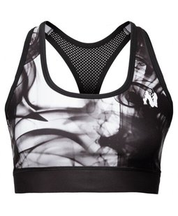 Женский спортивный топ  Phoenix Sports Bra (Black/White) Gorilla Wear SB-525 фото