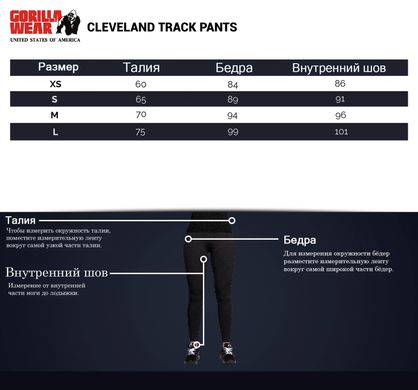 Спортивні жіночі штани Cleveland Track Pants (Gray) Gorilla Wear  TrP-462 фото
