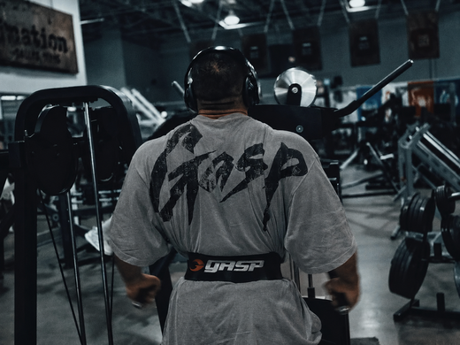Gasp Washed Iron Tee (Washed Smoke Grey) спортивная мужская футболка для бодибилдинга. F-1500 фото