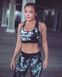 Gorilla Wear Phoenix Sports Bra (Black/White) женский спортивный топ для фитнеса SB-525 фото 5
