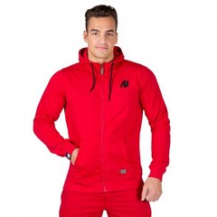 Спортивна чоловіча кофта Classic Zipped Hoodie (Red) Gorilla Wear KS-627 фото