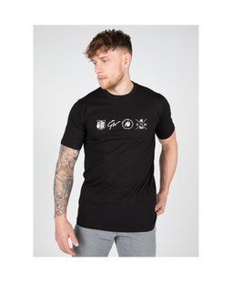 Спортивная мужская футболка Swanton T-Shirt  (Black) Gorilla Wear  F-134 фото