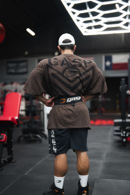 Gasp Slub Iron Tee (Timber) спортивна чоловіча футболка для бодібілдингу F-1176 фото