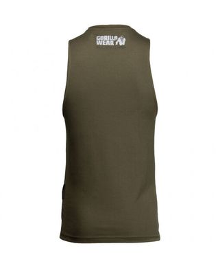 Спортивная мужская безрукавка Dakota T-Shirt (Army Green) Gorilla Wear M-935 фото