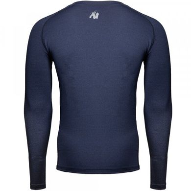 Спортивная мужская футболка Rentz Long Sleeve (Navy Blue) Gorilla Wear  LS-58 фото