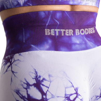 Спортивные женские леггинсы Entice Scrunch Leggings (Purple Tie Dye) Better Bodies SjL-1086 фото