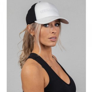 Спортивная женская кепка Sharon Ponytail  (White/Black) Gorilla Wear BS-527 фото