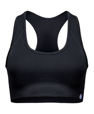 Gorilla Wear Yava Seamless Bra (Black) женский спортивный топ для фитнеса. SB-38 фото