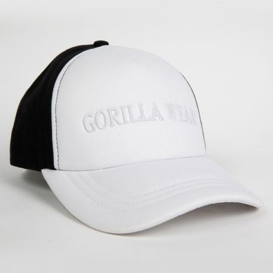 Спортивная женская кепка Sharon Ponytail  (White/Black) Gorilla Wear BS-527 фото