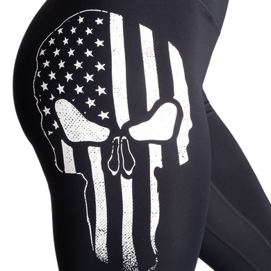 Better Bodies Skull Core Leggings (Black) спортивные женские леггинсы для фитнеса LJ-1318 фото