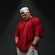 Explosive Fibres Ltd "XXXL INC " Airtex V neck Shirt (Ruby Red) спортивна чоловіча футболка для бодібілдингу. F-1483 фото 6